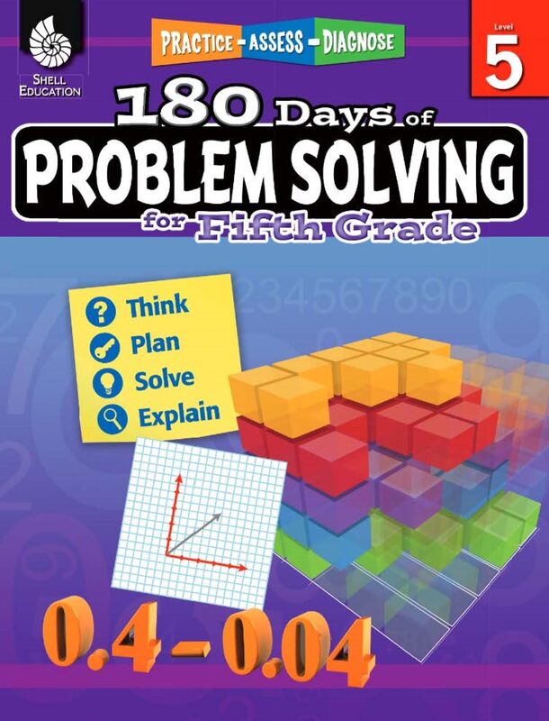 180 Days of Problem Solving for Fifth Grade – Build Math Fluency with this 5th Grade Math Workbook (180 Days of Practice)