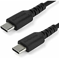 StarTech.com USB-C to USB-C Cable — Aramid Fiber, TPE Jacket, USB 2.0, 60W