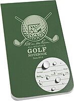 Rite in the Rain All-Weather Golf Notebook, 3.5" x 6", Green Field Flex (No. 4)