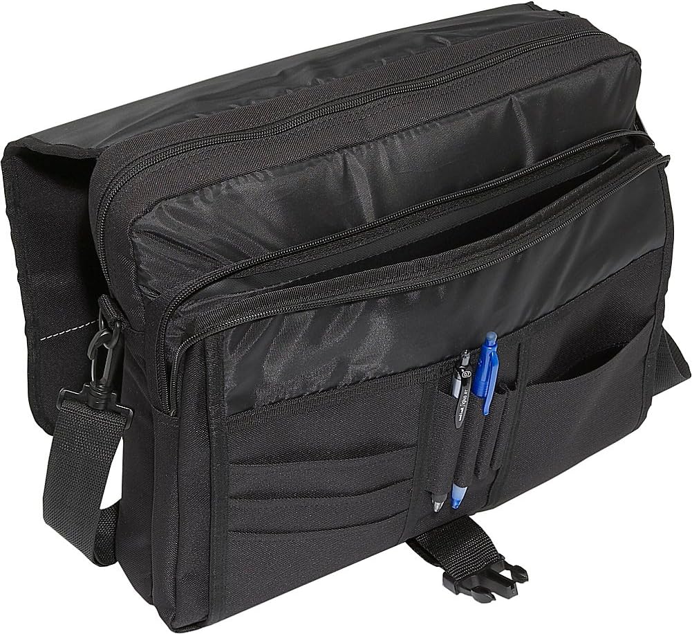 Targus Laptop Carrying Case for 15.6-Inch Laptops Messenger Slim Case for Men and Women, Bags for HP, Microsoft, Dell