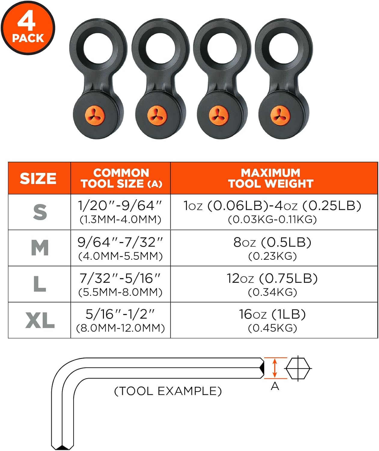 ERGODYNE Squids 3740 Hand Tool Attachment Slips