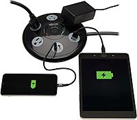 Tripp Lite Conference Surge Protector 4 5-15R 4 USB-A Ports 6ft Cord Black (TLP406USBUFO)