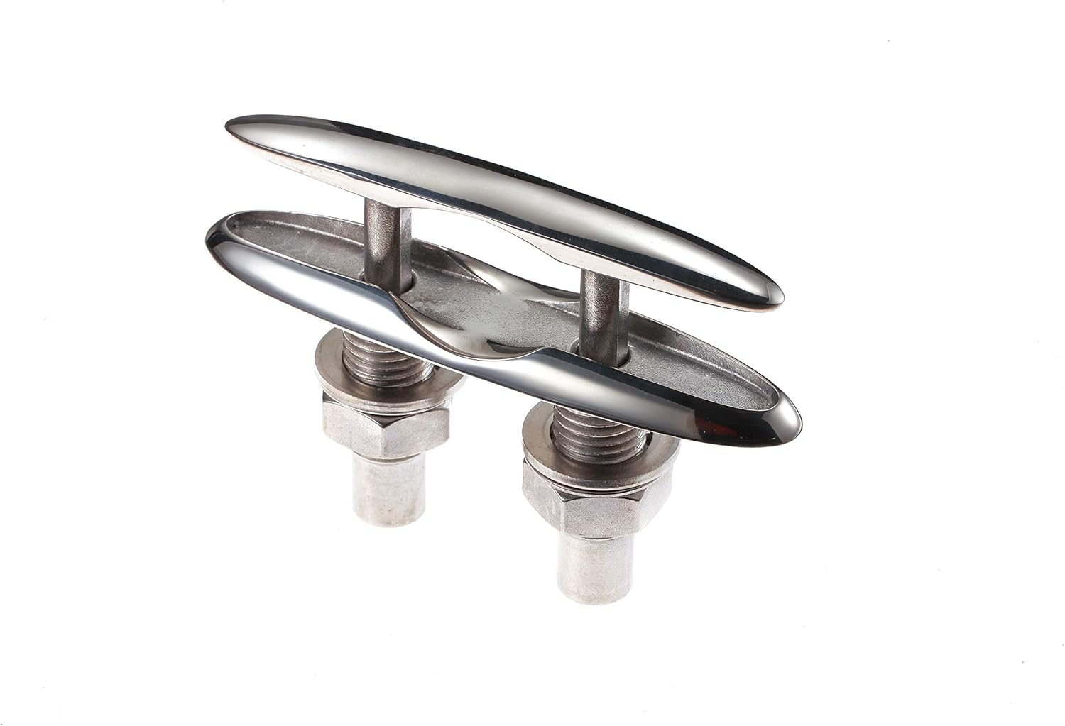 Attwood 66515-1 Retractable Low-Profile Stainless Steel Marine Boat 4 ½-Inch Neat Cleat 6-inch