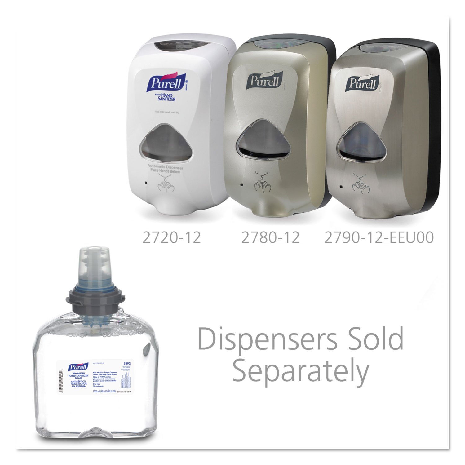 PURELL Advanced Hand Sanitizer Foam Refill, 1200 mL Refill