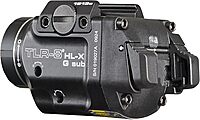 Streamlight 69478 TLR-8 HL-X G sub USB 1000-Lumen Weapon Rail-Mounted Rechargeable Tactical Flashlight with Integrated Green
