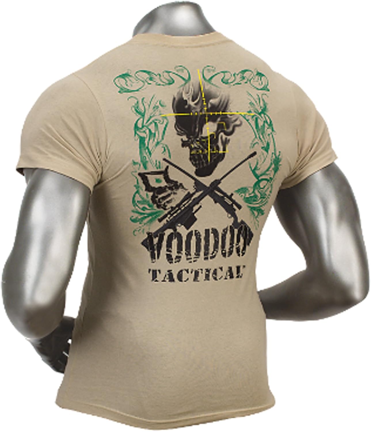 VOODOO TACTICAL Men's Short Sleeve Skull T-Shirt