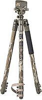 BOG DeathGrip Mossy Oak Bottomland Camo Tripod with Durable Aluminum Frame, Lightweight, Stable Design, Bubble Level