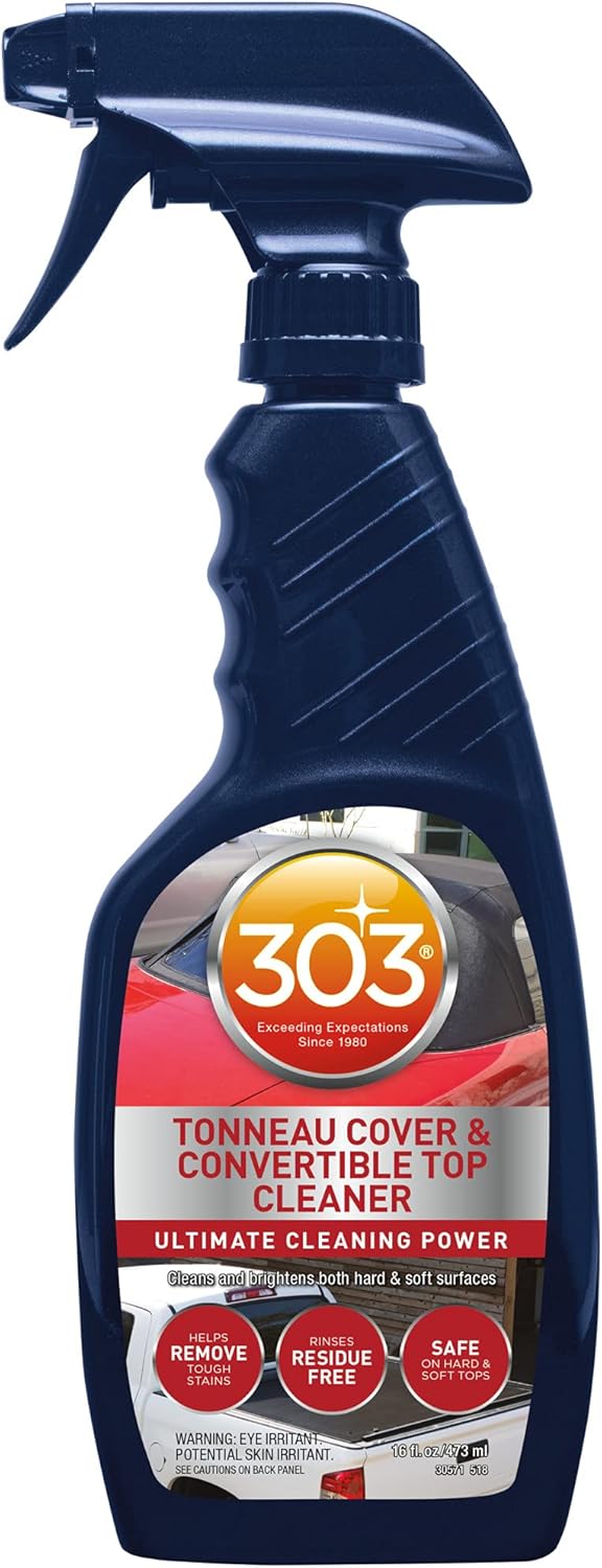303 Products 30571CSR Tonneau Cover and Convertible Top Cleaner - Vinyl and Fabric Top Cleaner - Ultimate Cleaning Power