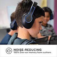 ThinkWrite Technologies REVO TW300, Premium Wired Over-Ear Headphones, Noise Reducing Headphones with 3.5mm Jack