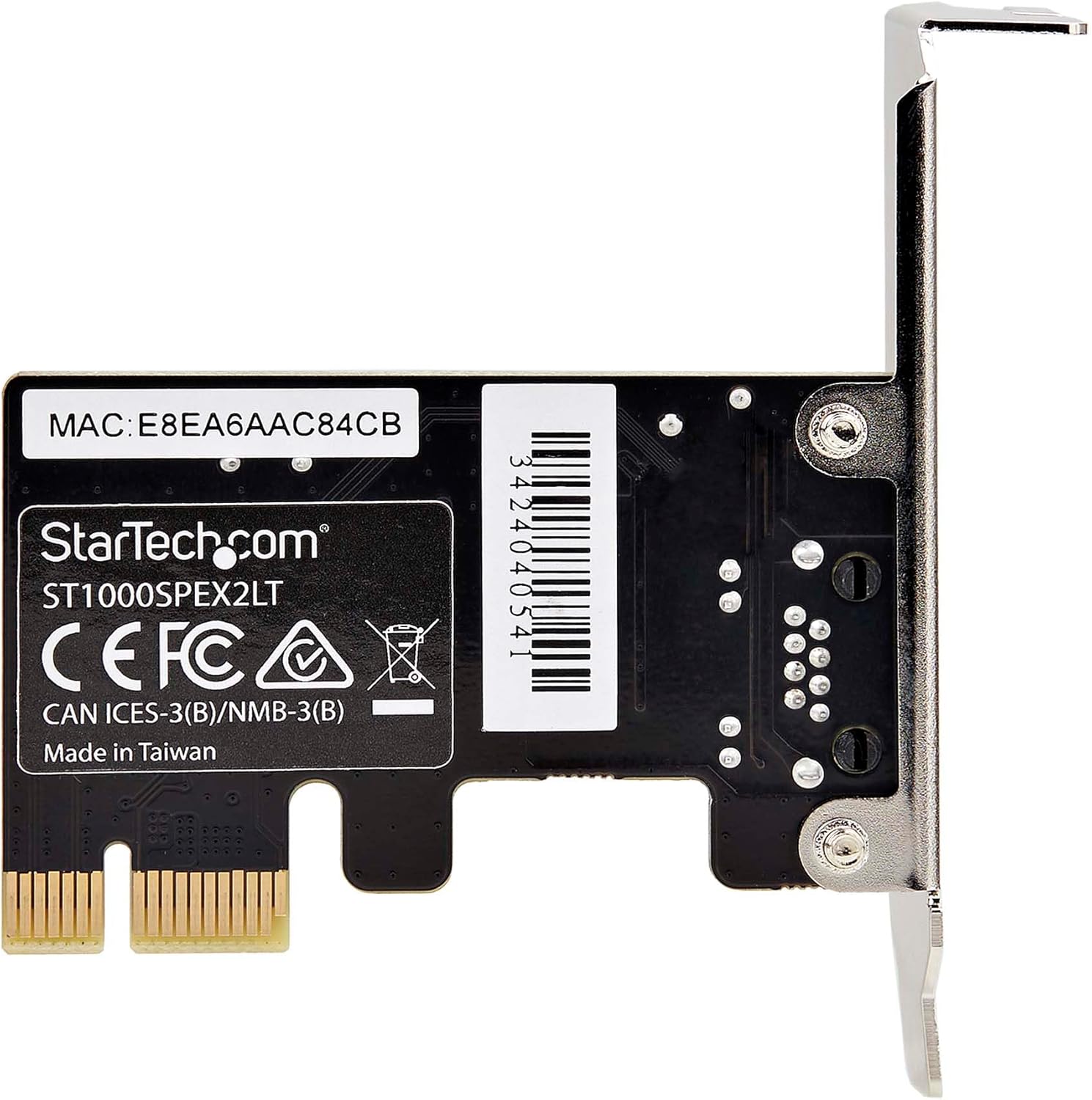 StarTech.com 1-Port Gigabit PCIe Network Adapter Card, Low-Profile NIC, PCI Express LAN Card, Realtek RTL8111H, TAA Compliant