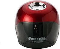 Westcott iPoint Ball Battery Pencil Sharpener Single iPoint Ball