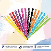 Barker Creek Double-Sided Scalloped Border (Happy)