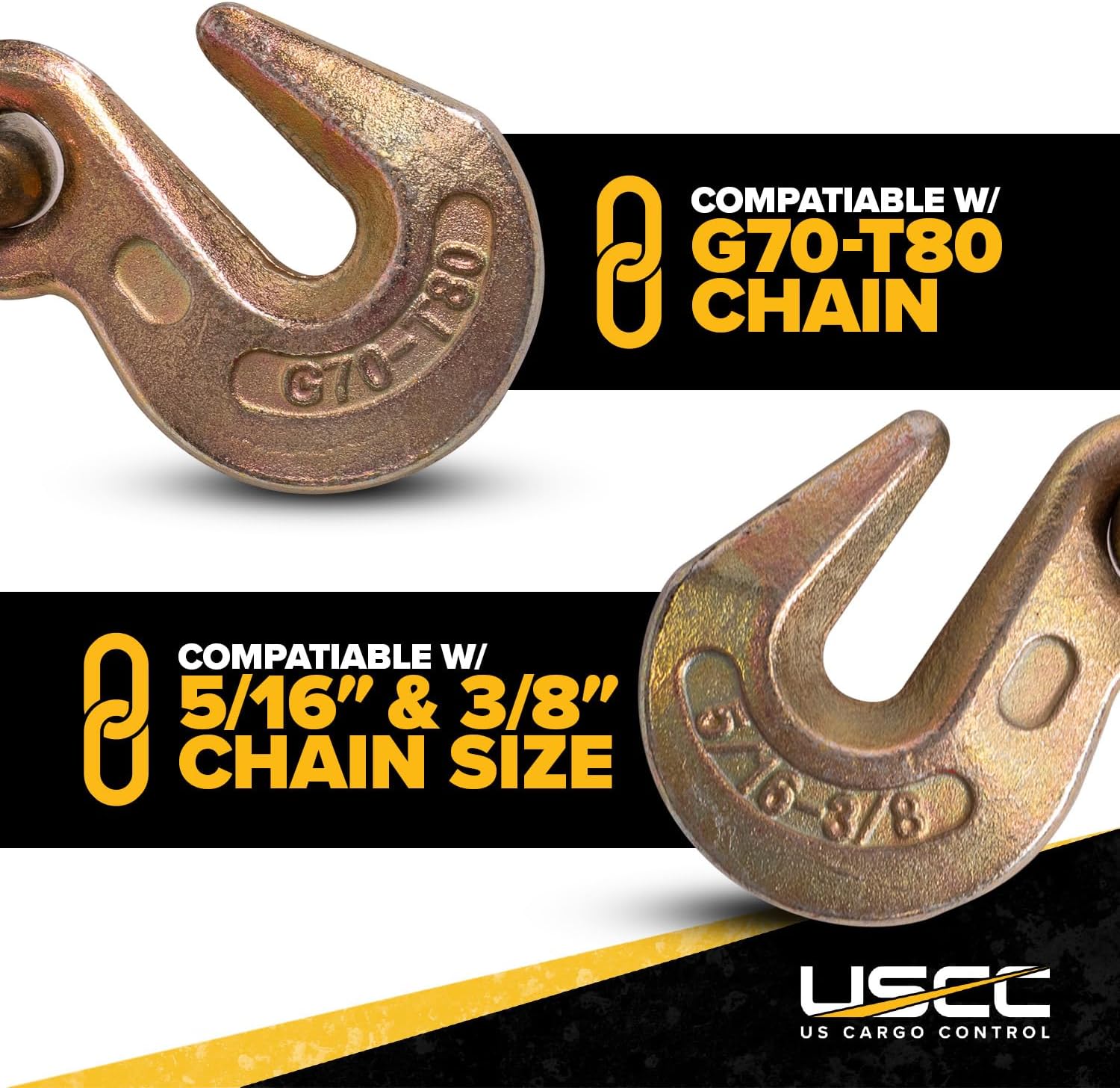 US Cargo Control Peerless QuikBinder Plus Ratchet Load Binder for 5/16 Inch - 3/8 Inch Grade 70 or 80 Chain - 7