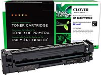 Clover Remanufactured High Yield Toner Cartridge Replacement for HP 206X (W2110X) | Black