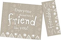 Barker Creek Award & Bookmark Set, Encourage Thoughtfulness, Mixed-Design, 120 Awards (30 Each of 4 Designs), 120 Coordinating Bookmarks (30 Each of 4 Designs) (3866) Set of 4