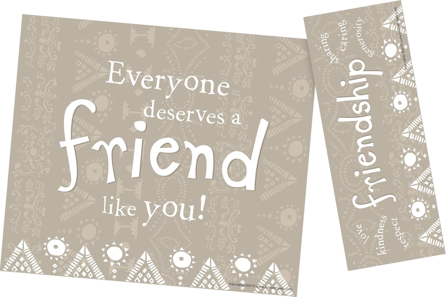 Barker Creek Award & Bookmark Set, Encourage Thoughtfulness, Mixed-Design, 120 Awards (30 Each of 4 Designs)