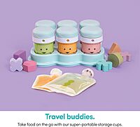 NutriBullet NBY-50100 Baby Complete Food-Making System, 32-Oz, White, Blue, Clear 32-oz.