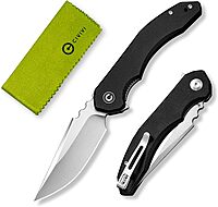 CIVIVI Bluetick Folding Knife for EDC, Pocket Knife with 3.47" 14C28N Blade G10 Handle