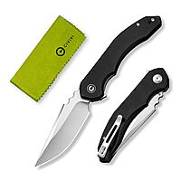 CIVIVI Bluetick Folding Knife for EDC, Pocket Knife with 3.47" 14C28N Blade G10 Handle