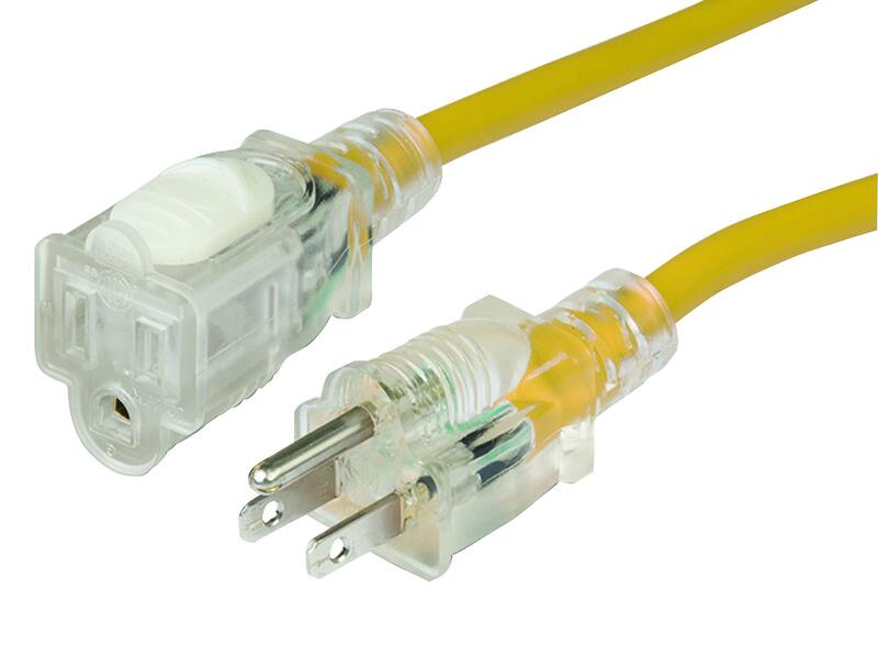 MARINCO 14/3 15A Marine-Grade Locking Extension Cord