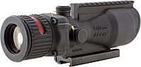 Trijicon ACOG 6 X 48 Scope Dual Illuminated Horseshoe .50 Ballistic Reticle, Red