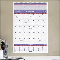 AT-A-GLANCE Three-Month Reference Wall Calendar