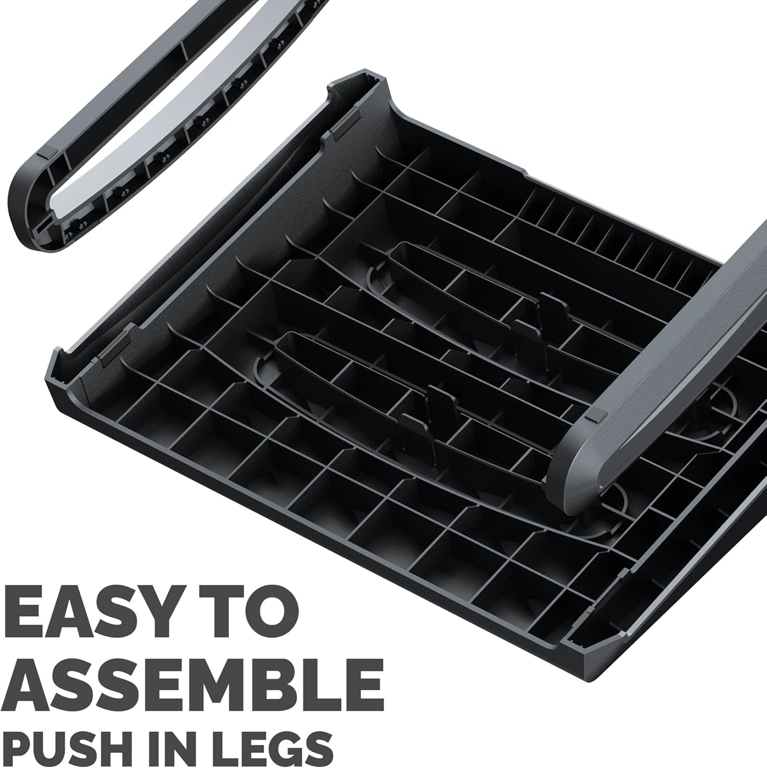 Fellowes Breyta Ergonomic Adjustable Foot Rest Black Ergonomic Footrest Breyta Black