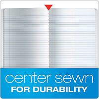 TOPS Composition Book, 7-1/2in x 9-3/4in, Wide Rule, 100 Sheets, Black Marble