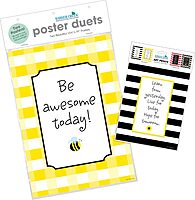 BARKER CREEK Art Print and Poster Set, Inspirational Classroom Decor