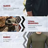 VERTX Full Guard Mens Long Sleeve Tactical Performance Shirt