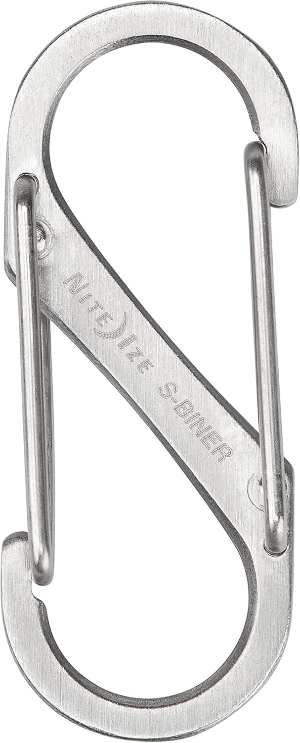 S-Biner Stainless Steel Dual Carabiner #1 - 6 Pack - Stainless