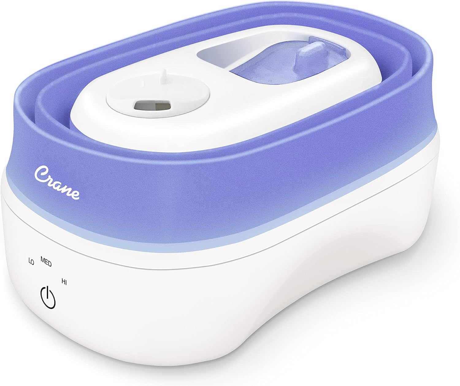 Crane Collapsible Cool Mist Humidifier for Bedroom and Office, 1 Gallon Portable Humidifier for Travel and Easy Storage