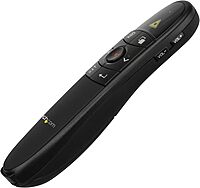 StarTech.com Wireless Presentation Remote with Red Laser Pointer - 90 ft. - PowerPoint Presentation Clicker for Mac & Windows , TAA (PRESREMOTE)