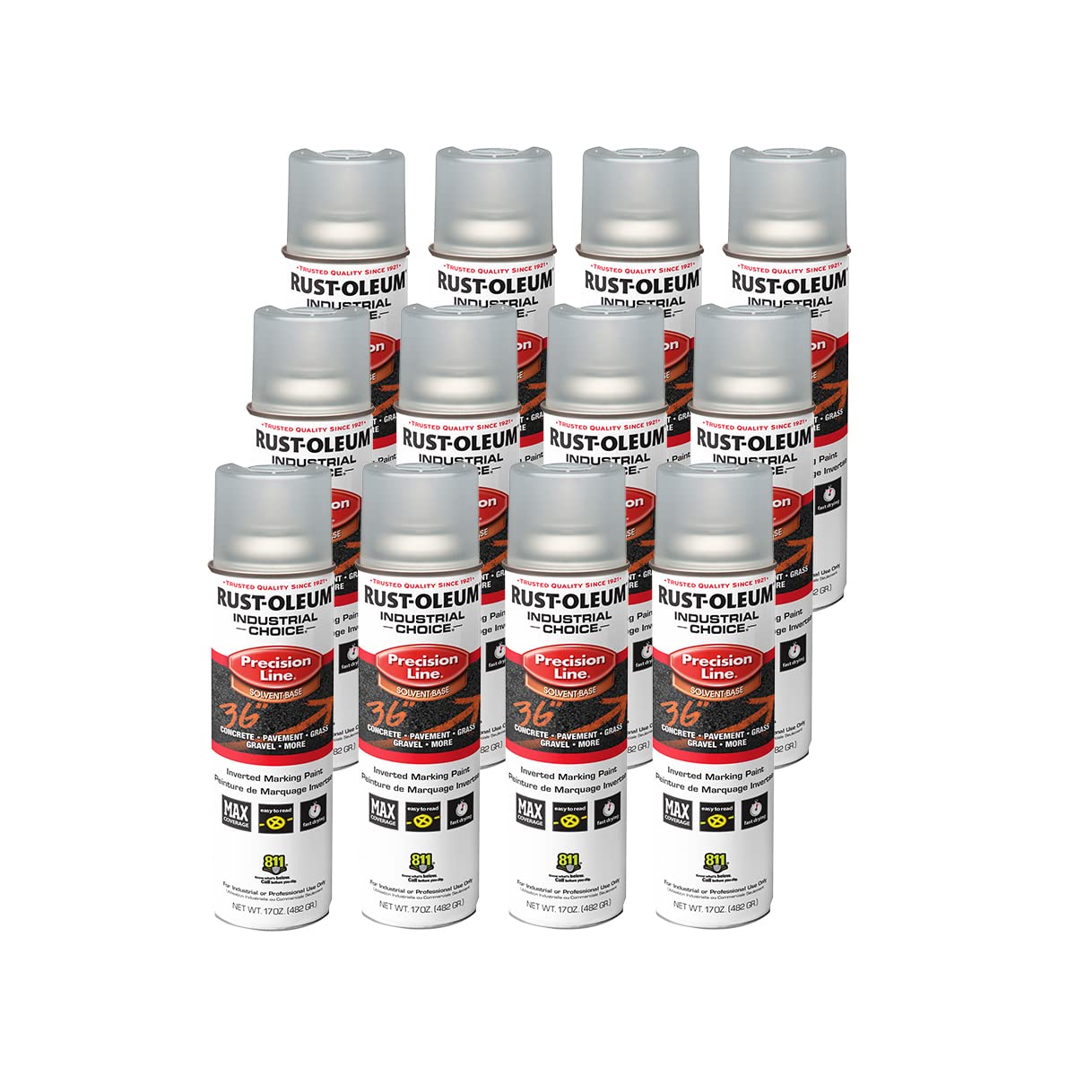 Rust-Oleum Industrial Choice M1600/M1800 Precision Line Inverted Marking Paint