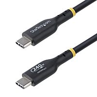 StarTech.com USB-C Charging Cable, USB-IF Certified, 240W PD 3.1 EPR