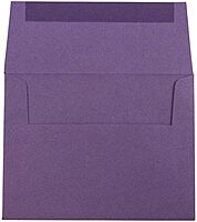 JAM PAPER Premium Dark Purple Invitation Envelopes - 25/Pack