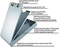 SAUNDERS Cruiser-Mate Storage Clipboard