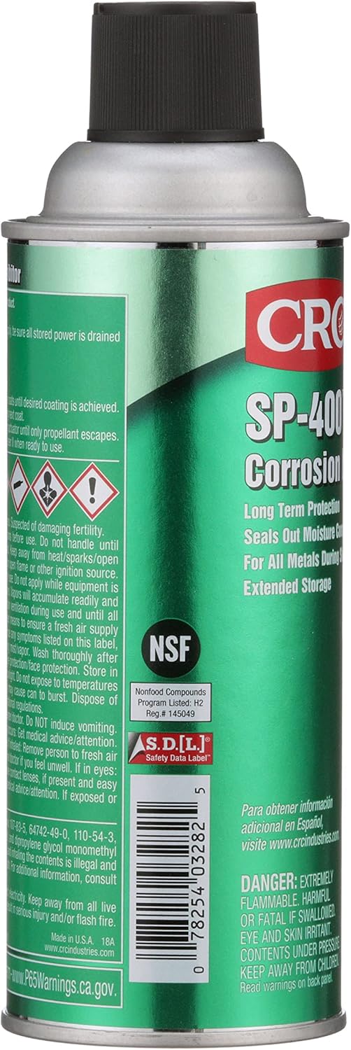 CRC SP-400 Corrosion Inhibitor Long-Term Indoor/Outdoor Protection