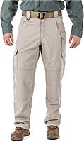 5.11 Tactical Men's Cargo Work Pants, Regular Fit, 100% Cotton Canvas, 7 Pockets, Style 74251ABR
