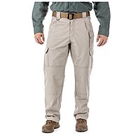 5.11 Tactical Men's Cargo Work Pants, Regular Fit, 100% Cotton Canvas, 7 Pockets, Style 74251ABR