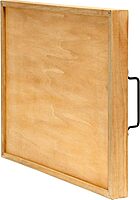 Elegant Designs Decorative Wood Serving Tray w/Handles