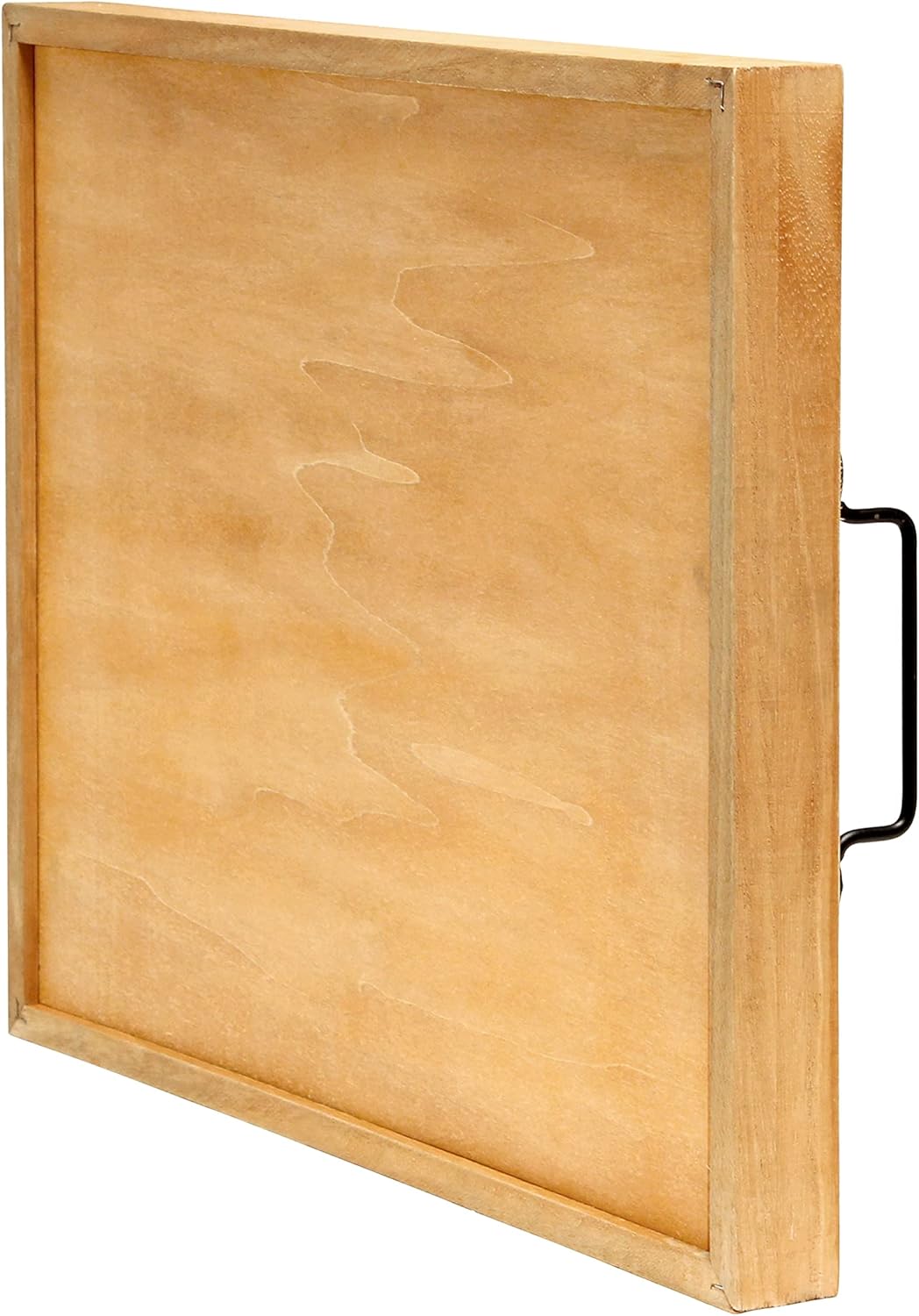 Elegant Designs Decorative Wood Serving Tray w/Handles