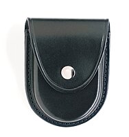 GOULD & GOODRICH Leather Round Bottom Handcuff Case