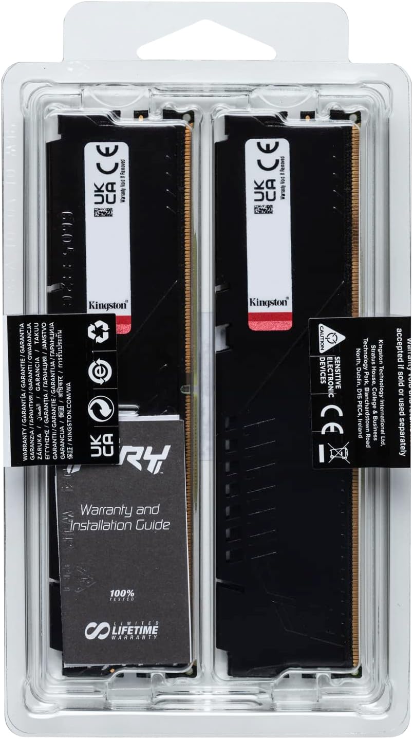 KINGSTON FURY Beast DDR5 5200MT/s CL40 Desktop Memory