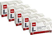 Office Depot Brand Paper Clips, 500 Total, Jumbo, Silver, 100 Per Box, Pack Of 5 Boxes