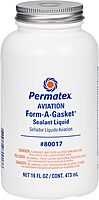 Permatex 80017 Aviation Form-A-Gasket No. 3 Sealant, 16 oz. , Brown