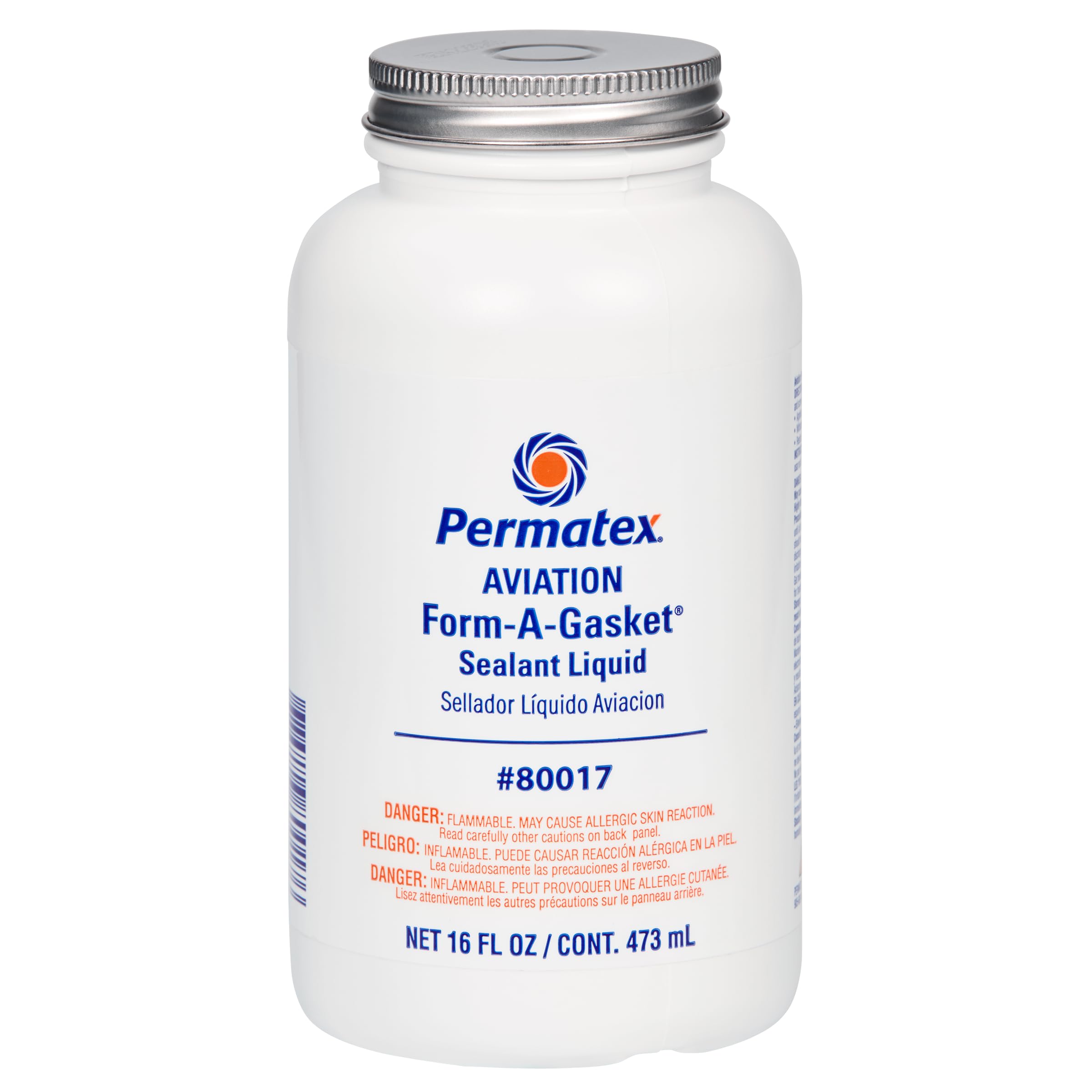 Permatex 80017 Aviation Form-A-Gasket No. 3 Sealant, 16 oz. , Brown