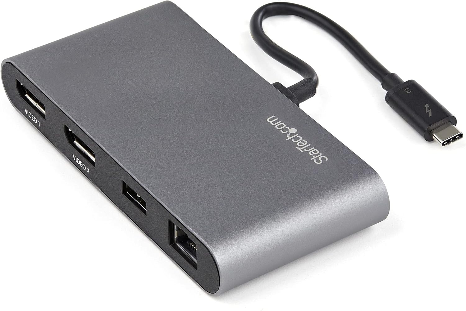 StarTech.com Thunderbolt 3 Mini Dock - Portable Dual Monitor Docking Station