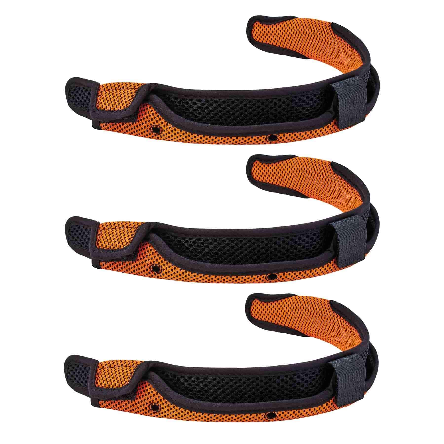 Ergodyne - 60194 Hard Hat Sweatband Replacement Pack (Includes 3), Skullerz 8984,Orange