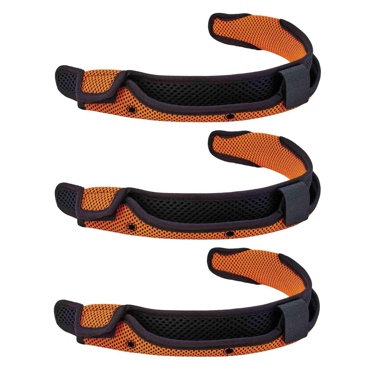 Ergodyne - 60194 Hard Hat Sweatband Replacement Pack (Includes 3), Skullerz 8984,Orange